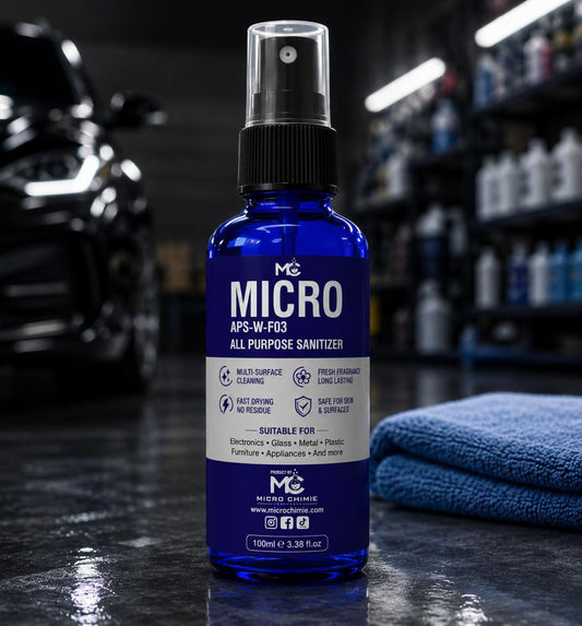 Micro Chimie  Heavy-Duty All-Purpose Sanitizer & Disinfectant Spray  Fast-Acting Antibacterial Germ Protection for Surfaces, Homes, and Commercial Spaces